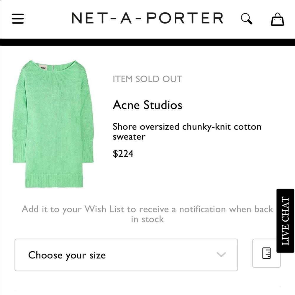 ACNE STUDIOS • SWEATER - Picture 8 of 8